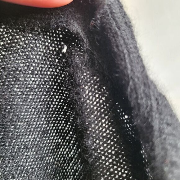 Theory Black Midi Amaya Cashmere Cardigan Size L - Picture 9 of 11